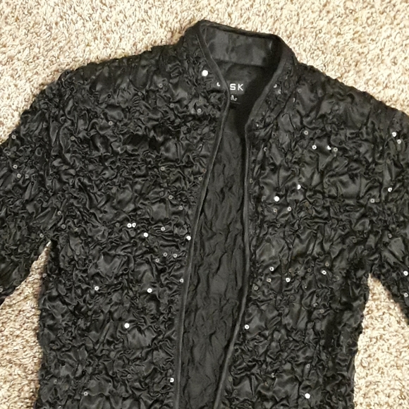 "MSK" Satin Sequin Jacket - Picture 2 of 2